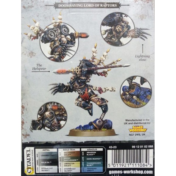 Warhammer 40k - Chaos Marines - Haarken Worldclaimer - Herald of the Apocalypse