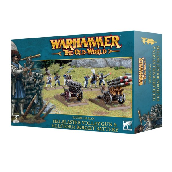 Warhammer - The Old World - Empire of Man - Volley Gun and Helstorm Rocket Battery