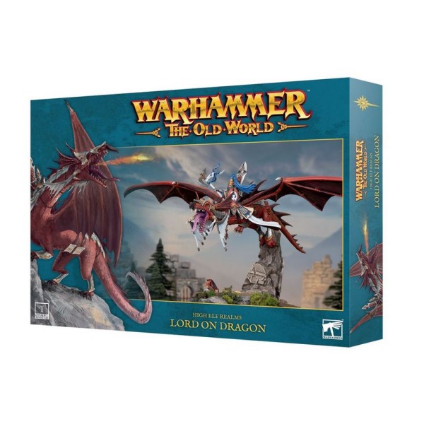 Warhammer - The Old World - High Elf Realms - Lord on Dragon