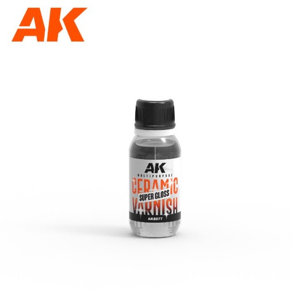 Clearance - AK Interactive - MULTIPURPOSE CERAMIC VARNISH (SUPER GLOSS)