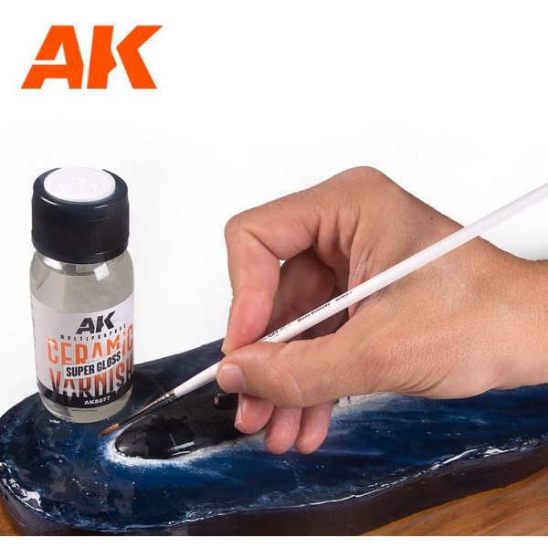Clearance - AK Interactive - MULTIPURPOSE CERAMIC VARNISH (SUPER GLOSS)