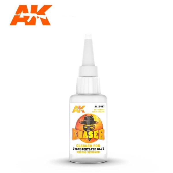AK Interactive - ERASER – CLEANER FOR CYANOCRYLATE GLUE