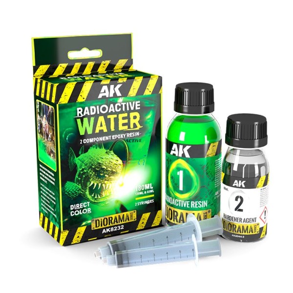 AK Interactive - Diorama Effects - RADIOACTIVE WATER 2 COMPONENTS EPOXY RESIN 180ml