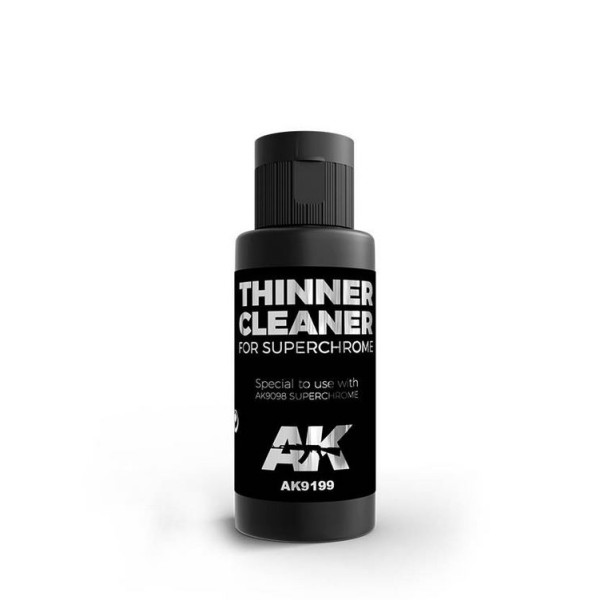 Clearance - AK Interactive - SUPER CHROME - Thinner and Cleaner
