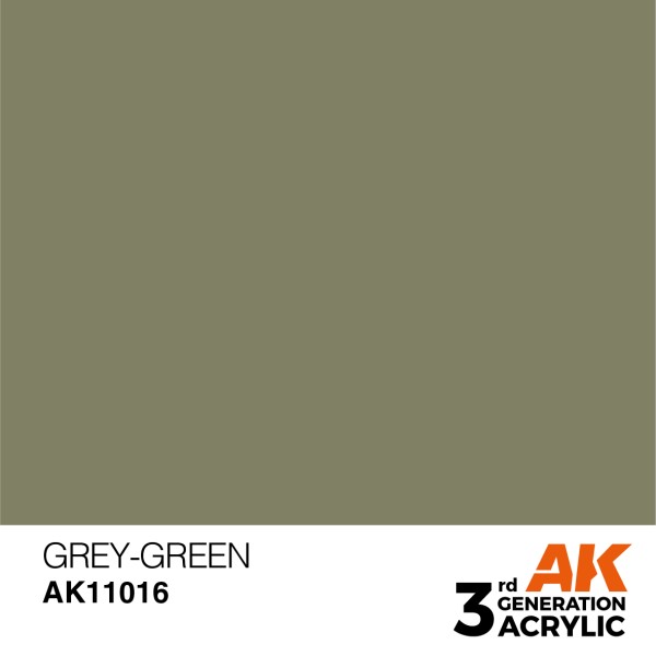 AK Interactive - 3rd Generation Acrylics 17ml - GREY GREEN – STANDARD AK Interactive - 3rd Generation Acrylics 17ml - GREY GREEN – STANDARD