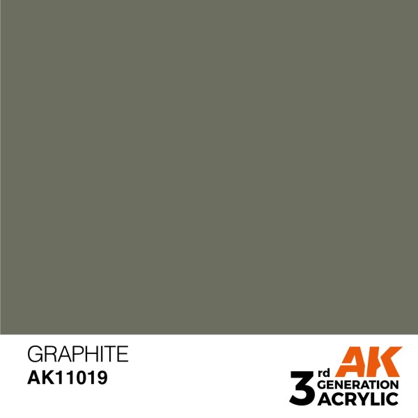 AK Interactive - 3rd Generation Acrylics 17ml - GRAPHITE – STANDARD AK Interactive - 3rd Generation Acrylics 17ml - GRAPHITE – STANDARD