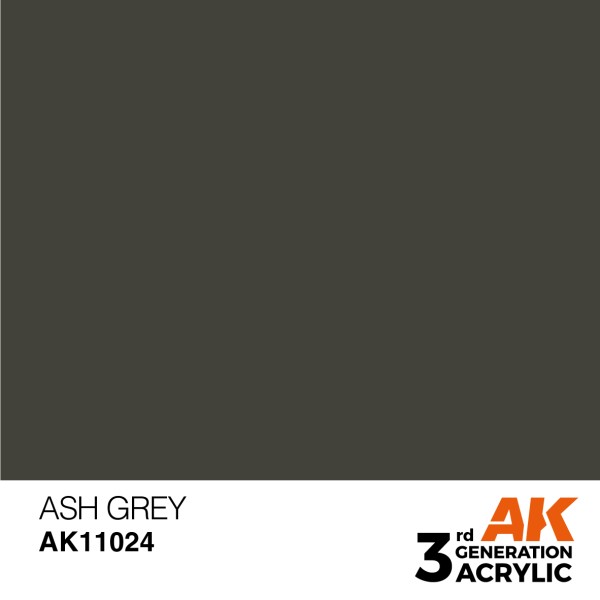 AK Interactive - 3rd Generation Acrylics 17ml - ASH GREY – STANDARD AK Interactive - 3rd Generation Acrylics 17ml - ASH GREY – STANDARD