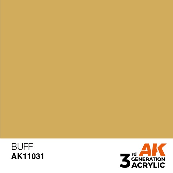 AK Interactive - 3rd Generation Acrylics 17ml - BUFF – STANDARD AK Interactive - 3rd Generation Acrylics 17ml - BUFF – STANDARD