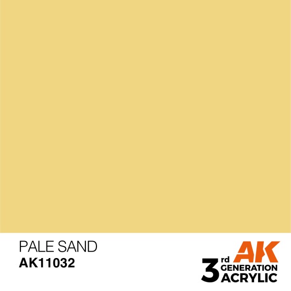AK Interactive - 3rd Generation Acrylics 17ml - PALE SAND – STANDARD AK Interactive - 3rd Generation Acrylics 17ml - PALE SAND – STANDARD