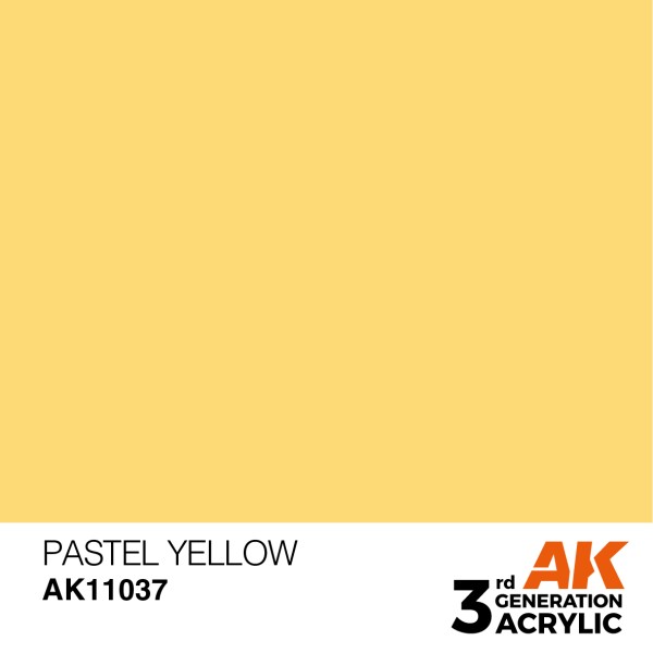 AK Interactive - 3rd Generation Acrylics 17ml - PASTEL YELLOW – PASTELS AK Interactive - 3rd Generation Acrylics 17ml - PASTEL YELLOW – PASTELS
