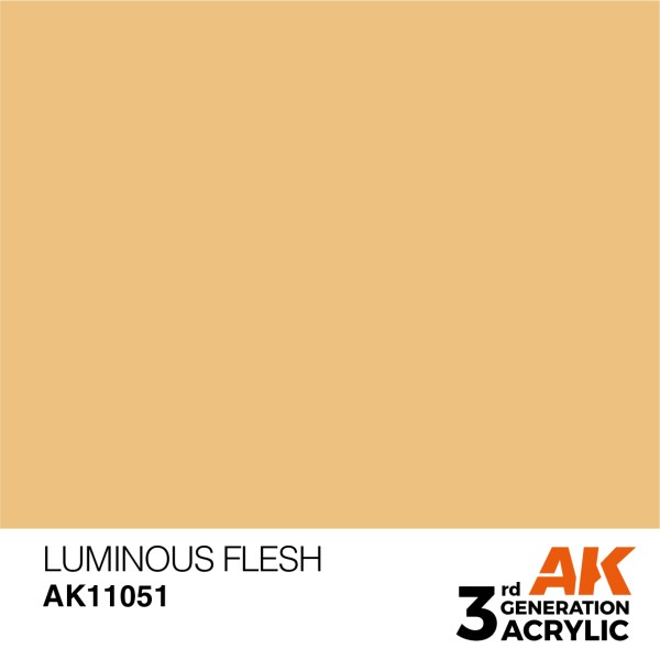 AK Interactive - 3rd Generation Acrylics 17ml - LUMINOUS FLESH – STANDARD AK Interactive - 3rd Generation Acrylics 17ml - LUMINOUS FLESH – STANDARD
