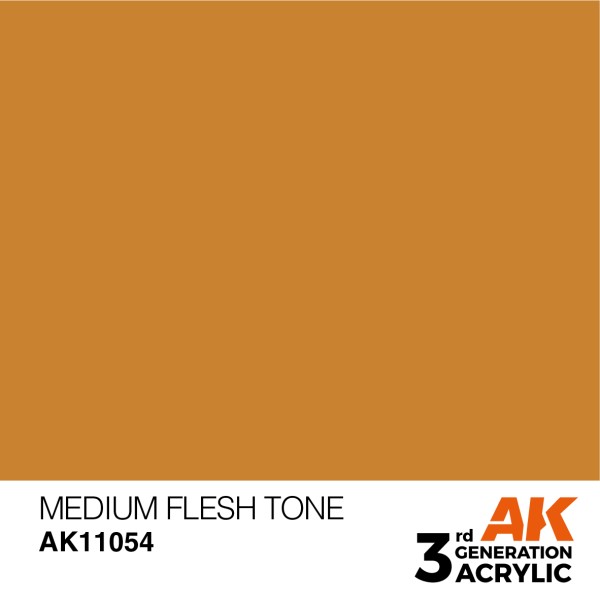 AK Interactive - 3rd Generation Acrylics 17ml - MEDIUM FLESH TONE – STANDARD AK Interactive - 3rd Generation Acrylics 17ml - MEDIUM FLESH TONE – STANDARD