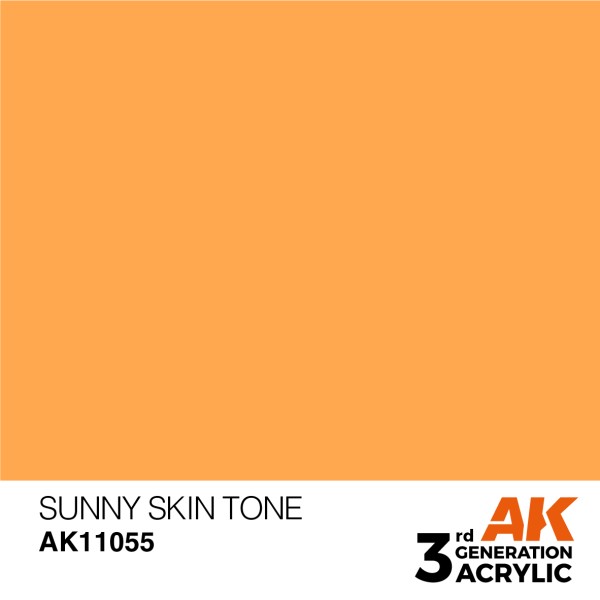 AK Interactive - 3rd Generation Acrylics 17ml - SUNNY SKIN TONE – STANDARD AK Interactive - 3rd Generation Acrylics 17ml - SUNNY SKIN TONE – STANDARD