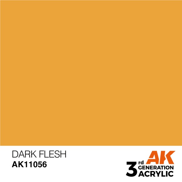 AK Interactive - 3rd Generation Acrylics 17ml - DARK FLESH – STANDARD AK Interactive - 3rd Generation Acrylics 17ml - DARK FLESH – STANDARD