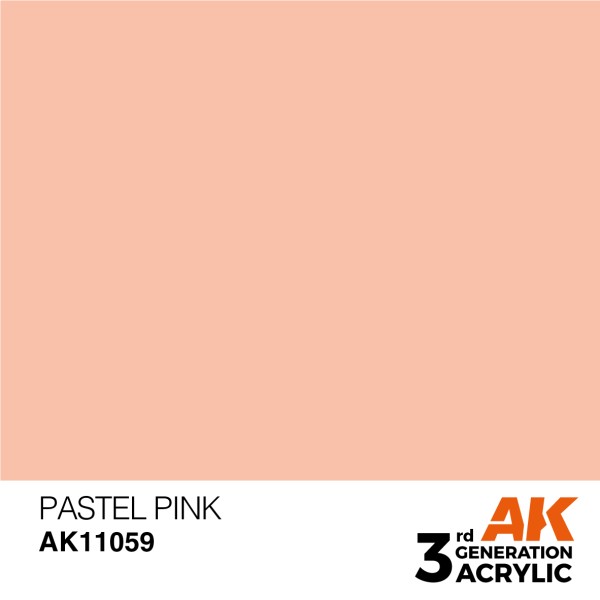 AK Interactive - 3rd Generation Acrylics 17ml - PASTEL PINK – PASTELS AK Interactive - 3rd Generation Acrylics 17ml - PASTEL PINK – PASTELS