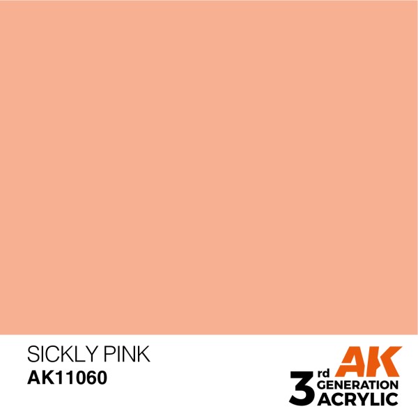 AK Interactive - 3rd Generation Acrylics 17ml - SICKLY PINK – STANDARD AK Interactive - 3rd Generation Acrylics 17ml - SICKLY PINK – STANDARD