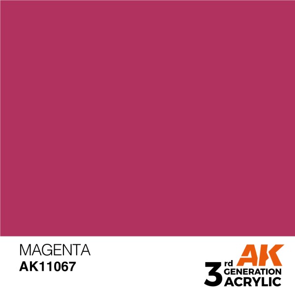 AK Interactive - 3rd Generation Acrylics 17ml - MAGENTA – STANDARD AK Interactive - 3rd Generation Acrylics 17ml - MAGENTA – STANDARD