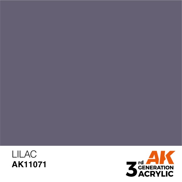 AK Interactive - 3rd Generation Acrylics 17ml - LILAC – STANDARD AK Interactive - 3rd Generation Acrylics 17ml - LILAC – STANDARD