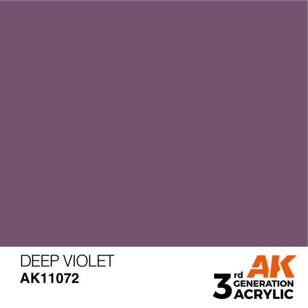 AK Interactive - 3rd Generation Acrylics 17ml - DEEP VIOLET - Intense AK Interactive - 3rd Generation Acrylics 17ml - DEEP VIOLET - Intense