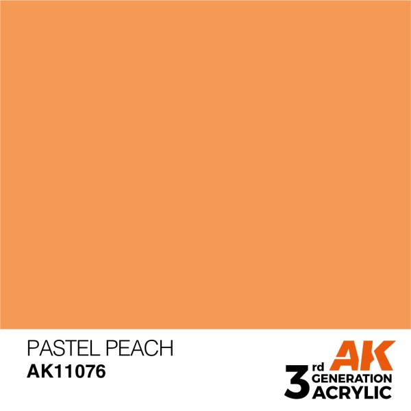 AK Interactive - 3rd Generation Acrylics 17ml - PASTEL PEACH – PASTELS AK Interactive - 3rd Generation Acrylics 17ml - PASTEL PEACH – PASTELS