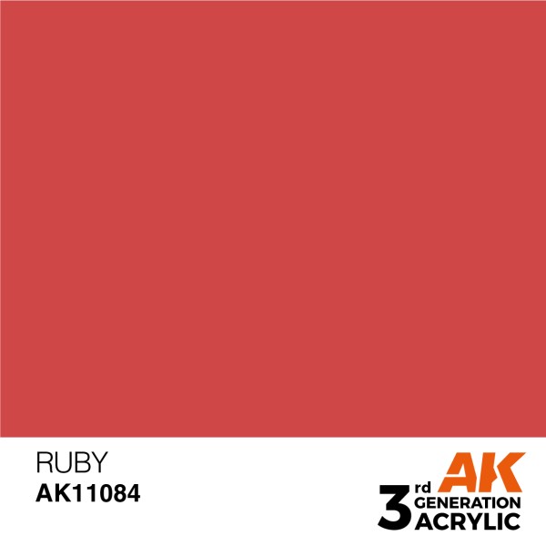 AK Interactive - 3rd Generation Acrylics 17ml - RUBY – STANDARD AK Interactive - 3rd Generation Acrylics 17ml - RUBY – STANDARD