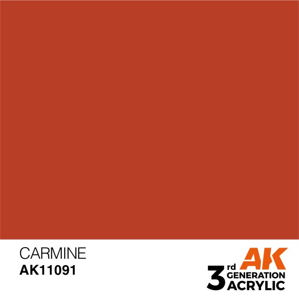 AK Interactive - 3rd Generation Acrylics 17ml - CARMINE – STANDARD AK Interactive - 3rd Generation Acrylics 17ml - CARMINE – STANDARD