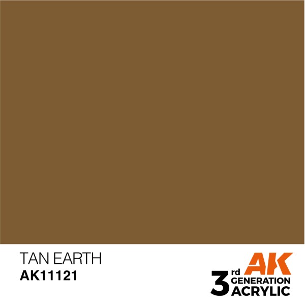 AK Interactive - 3rd Generation Acrylics 17ml - TAN EARTH – STANDARD AK Interactive - 3rd Generation Acrylics 17ml - TAN EARTH – STANDARD