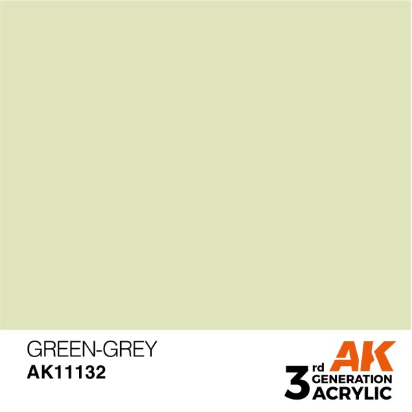 AK Interactive - 3rd Generation Acrylics 17ml - GREEN-GREY – STANDARD AK Interactive - 3rd Generation Acrylics 17ml - GREEN-GREY – STANDARD