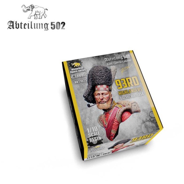 Abteilung 502 - Historical Figures Series - 93RD HIGHLANDERS, BALAKLAVA 1854 Bust - SCALE 1/10 (AK INTERACTIVE)
