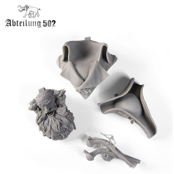 Abteilung 502 - Historical Figures Series - PIRATE CAPTAIN, 1700 BUST - SCALE 1/12 (AK INTERACTIVE)