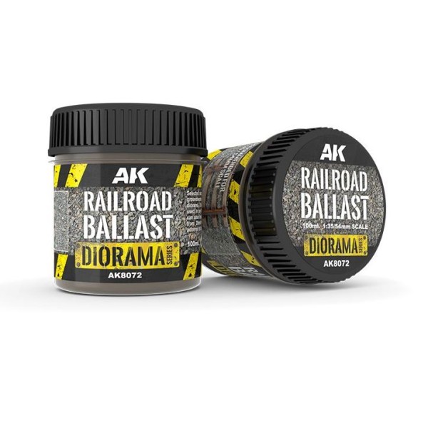 AK Interactive - Dioramas - Terrains - Railroad Ballast