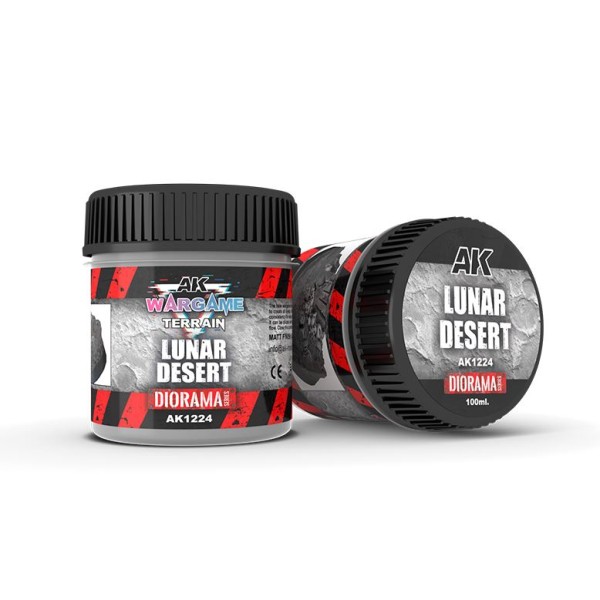 AK Interactive - Wargame Terrain and Basing Effects - LUNAR DESERT (100ml)