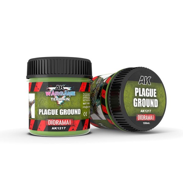 AK Interactive - Wargame Terrain and Basing Effects - PLAGUE GROUND (100ml)