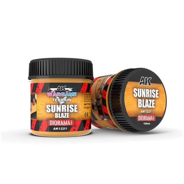 AK Interactive - Wargame Terrain and Basing Effects - SUNRISE BLAZE (100ml)