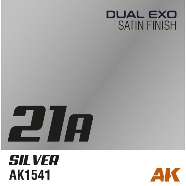 AK Interactive - DUAL EXO 21A – SILVER 60ml