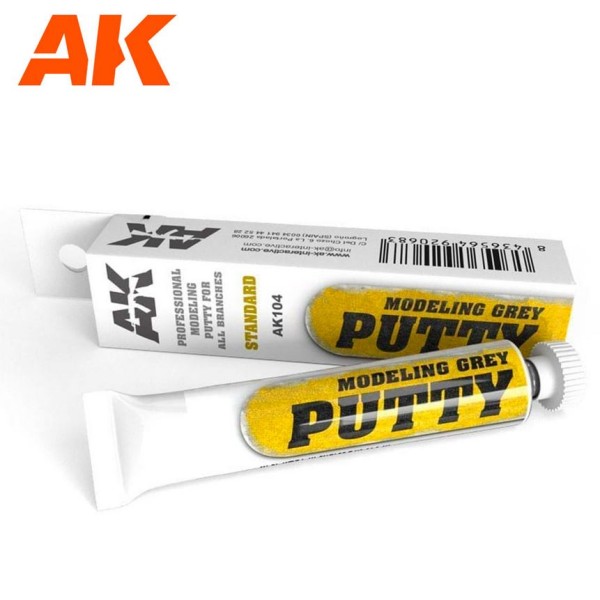 AK Interactive - MODELING GREY PUTTY (Standard Hardness)