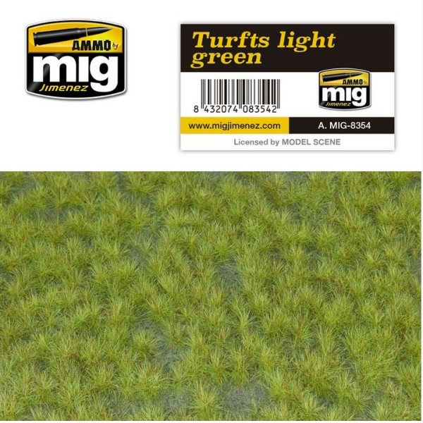 MiG - AMMO - Scenic Mats - TURFS LIGHT GREEN