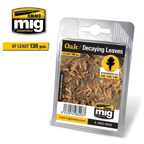MiG - AMMO - Scenics - Oak Leaves/DECAYING 
