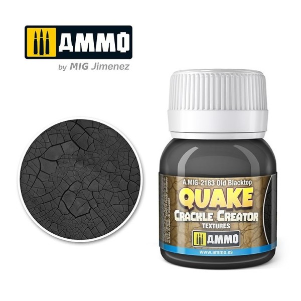 Mig - Ammo - QUAKE CRACKLE CREATOR TEXTURES - Old Blacktop (40ml)