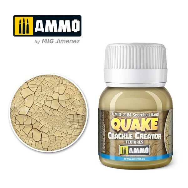 Mig - Ammo - QUAKE CRACKLE CREATOR TEXTURES - Scorched Sand (40ml)
