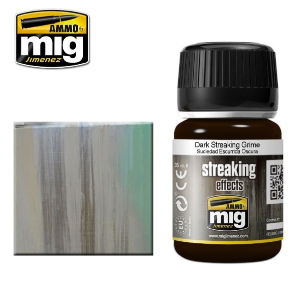 Mig - AMMO - Weathering Products - STREAKING EFFECTS - STREAKING GRIME DARK