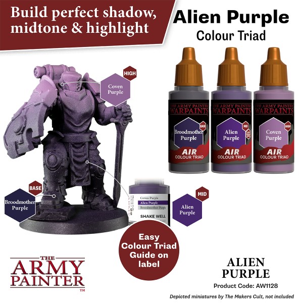 Clearance - The Army Painter - Warpaints AIR - Alien Purple Clearance - The Army Painter - Warpaints AIR - Alien Purple