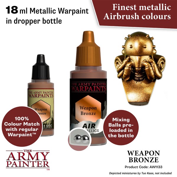 The Army Painter - Warpaints AIR Metallics - Weapon Bronze The Army Painter - Warpaints AIR Metallics - Weapon Bronze