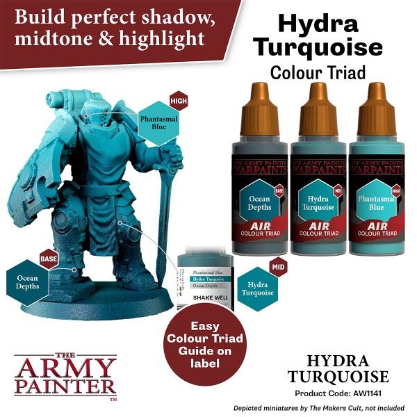 Clearance - The Army Painter - Warpaints AIR - Hydra Turquoise