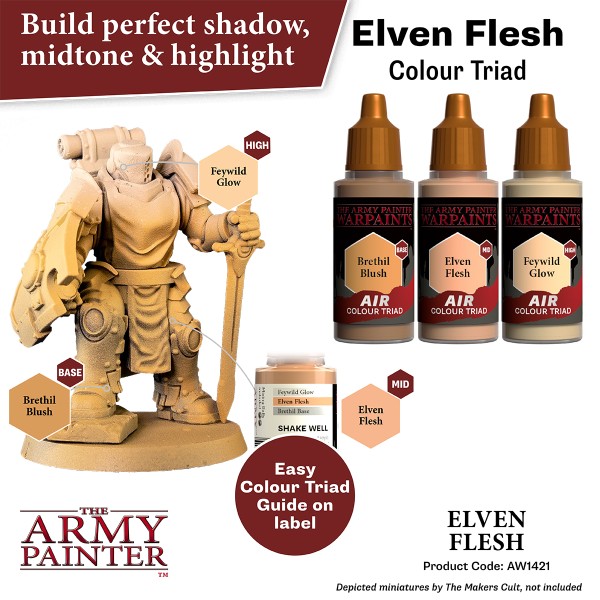 Clearance - The Army Painter - Warpaints AIR - Elven Flesh Clearance - The Army Painter - Warpaints AIR - Elven Flesh