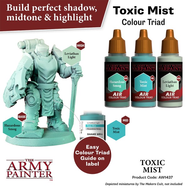 Clearance - The Army Painter - Warpaints AIR - Toxic Mist Clearance - The Army Painter - Warpaints AIR - Toxic Mist