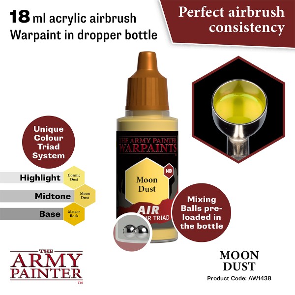 Clearance - The Army Painter - Warpaints AIR - Moon Dust Clearance - The Army Painter - Warpaints AIR - Moon Dust