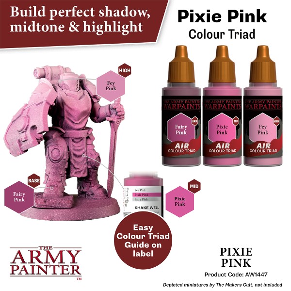 Clearance - The Army Painter - Warpaints AIR - Pixie Pink Clearance - The Army Painter - Warpaints AIR - Pixie Pink