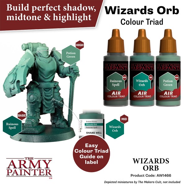 Clearance - The Army Painter - Warpaints AIR - Wizards Orb Clearance - The Army Painter - Warpaints AIR - Wizards Orb