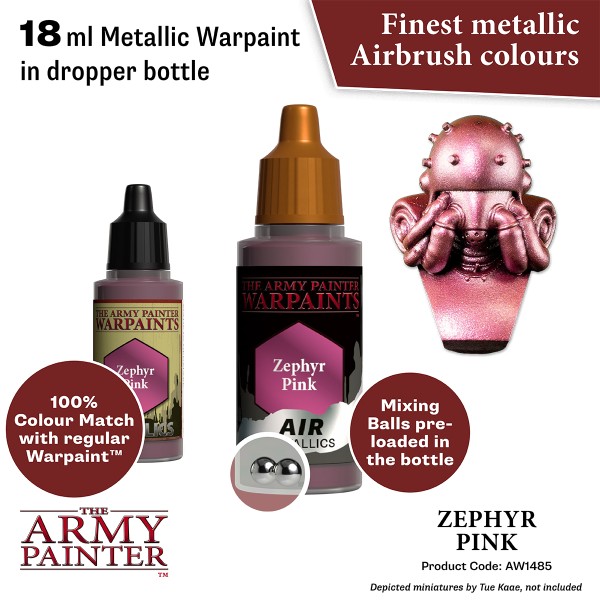 The Army Painter - Warpaints AIR Metallics - Zephyr Pink The Army Painter - Warpaints AIR Metallics - Zephyr Pink